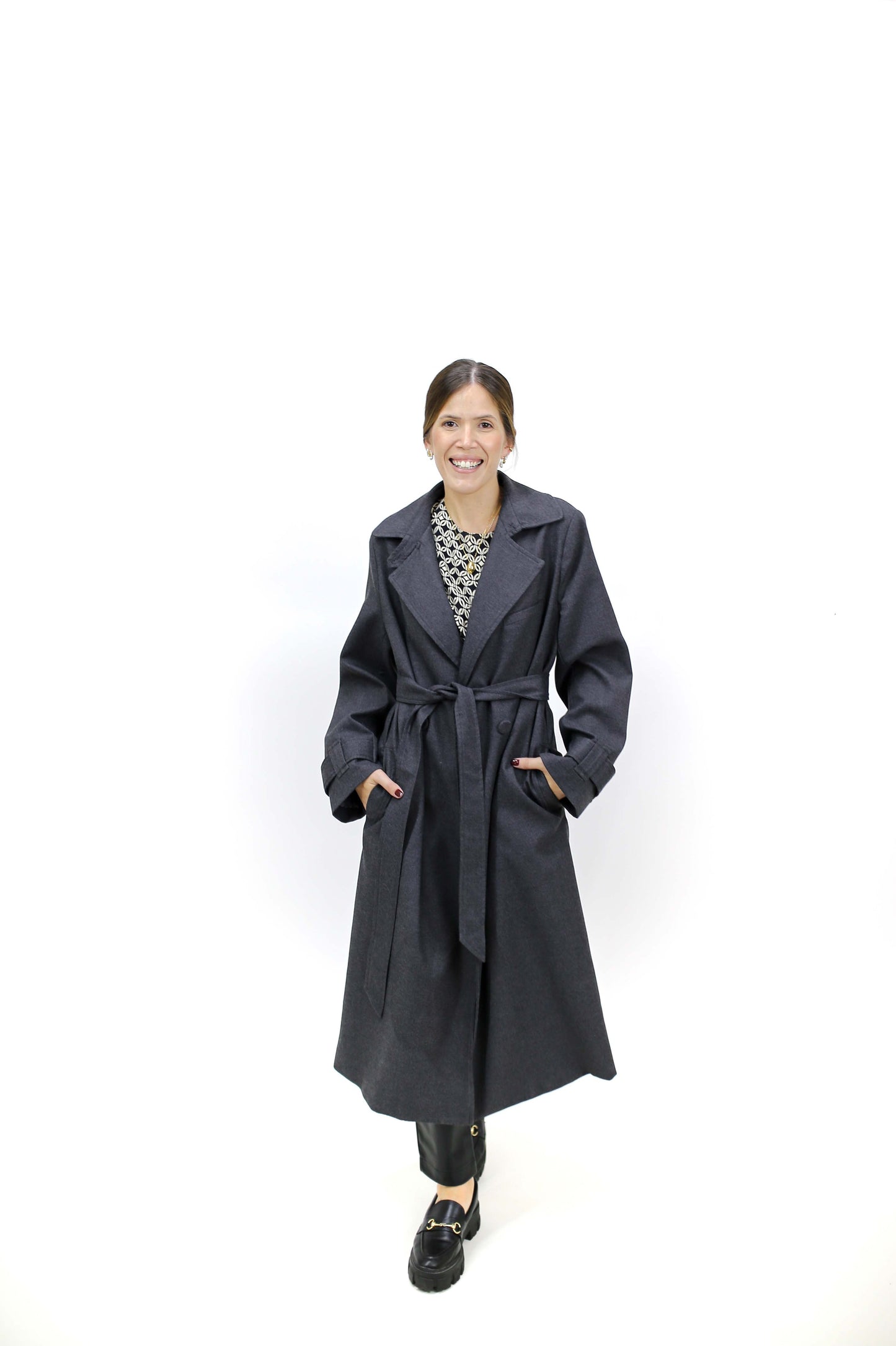 CASACO MANGA LONGA COM FAIXA