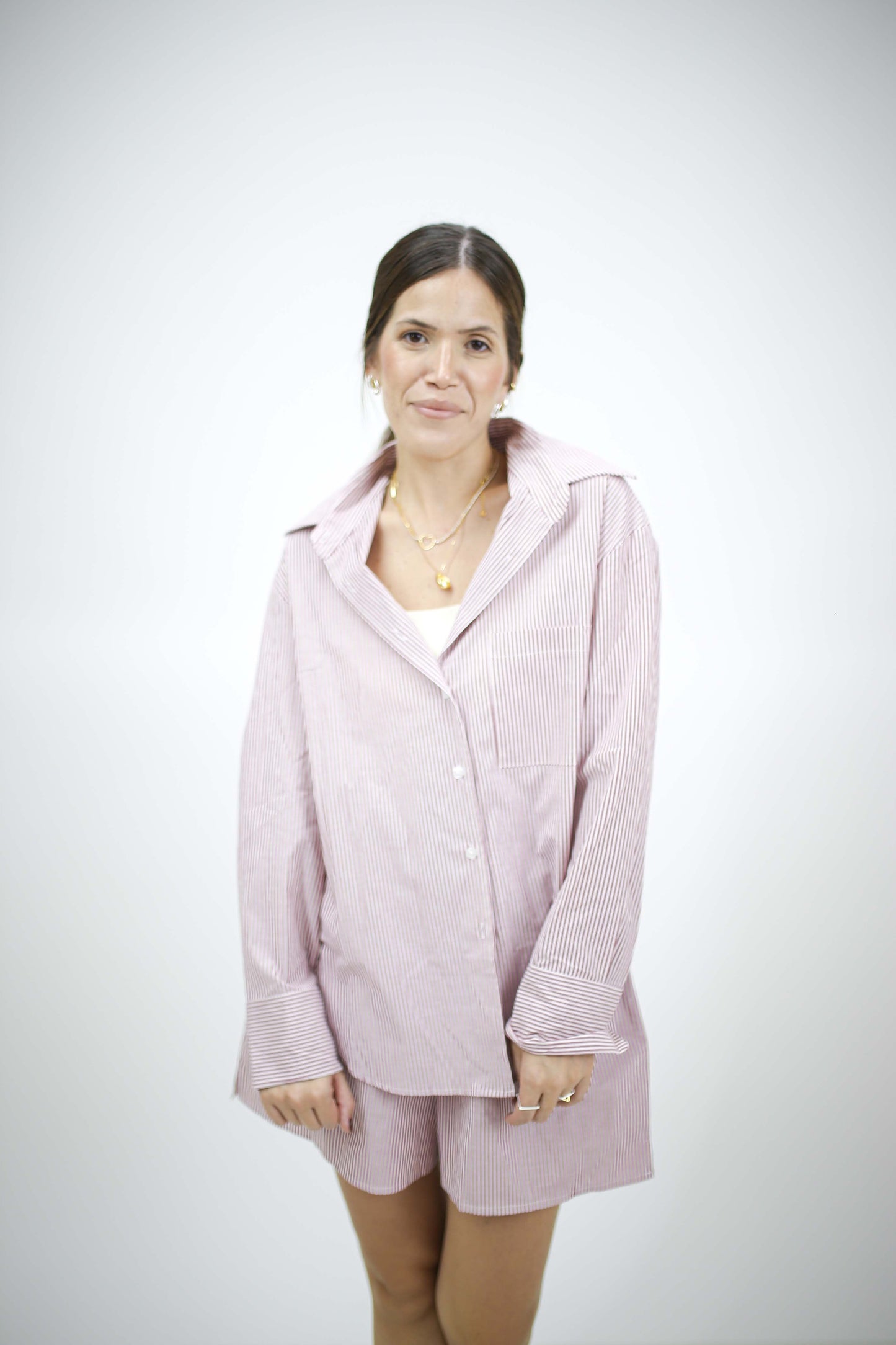 CAMISA OVER LISTRA