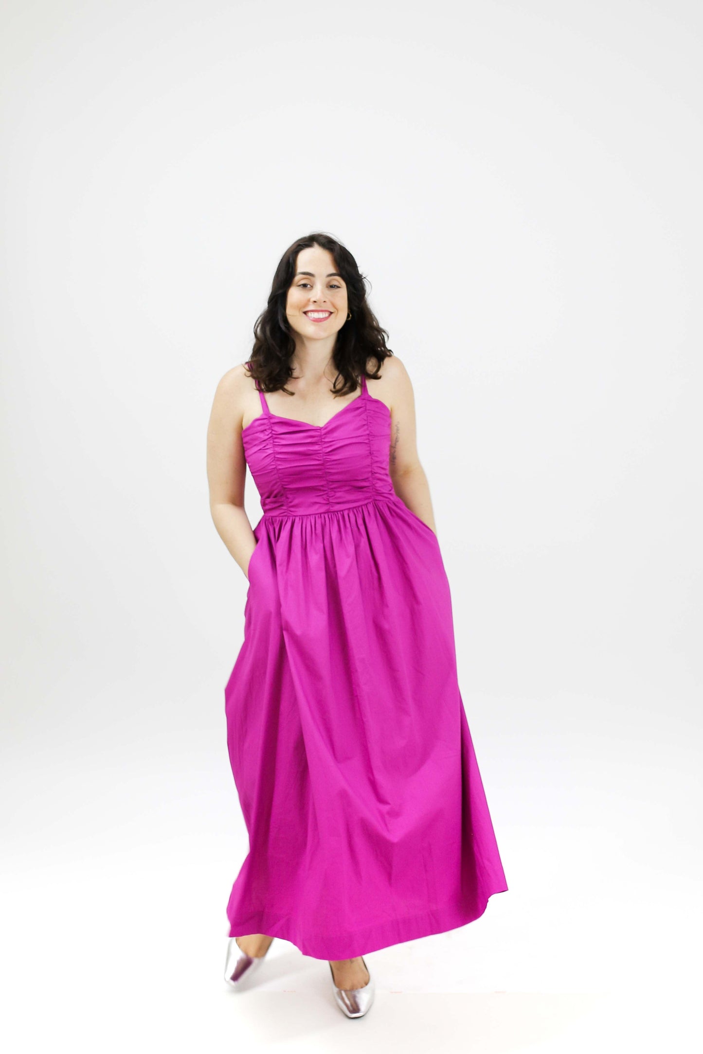 VESTIDO BUSTO DRAPEADO